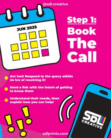 Step 1 : Book the call
