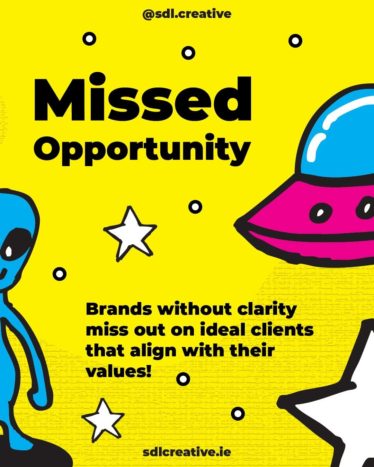 Brands without clarity miss out on ideal clients that align with their values