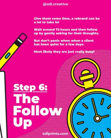 Step 6: The follow up