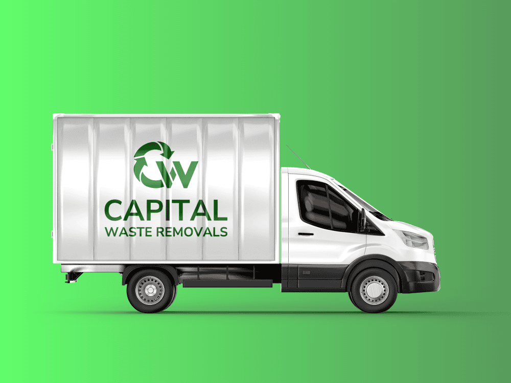 Commercial waste removal vehicle for Capital Waste Removals.