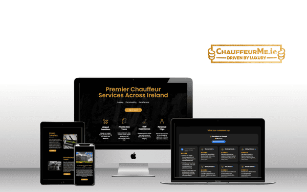 ChauffeurMe Website Mockup