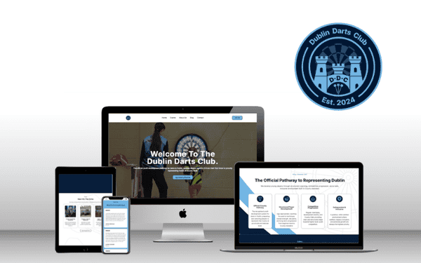 Dublin Darts Club Website Mockup (1)